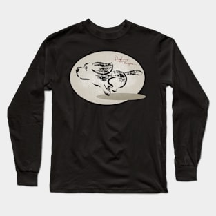 Dog running by Toru Long Sleeve T-Shirt